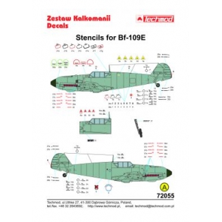 Stencils for Bf-109E (1:72)