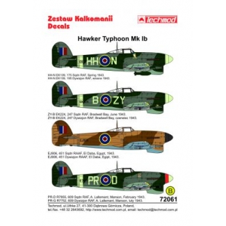 Hawker Typhoon Mk.Ib (1:72)