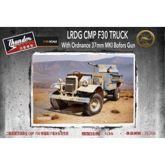 Thunder Model 35306 LRDG CMP F30 Truck with 37mm MK.I Bofors Gun (1:35)