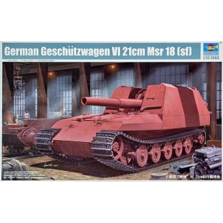 Trumpeter 01540 Geschutzwagen Tiger Grille21/210mm Mortar 18/1 L/31 (1:35)