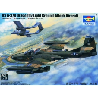 Trumpeter 02889 US A-37B Dragonfly Light Ground-Attack Aircraft (1:48)