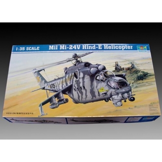 Trumpeter 05103 Mil Mi-24V Hind-E Helicopter (1:35)