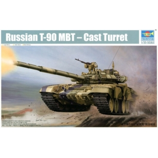 Trumpeter 05560 Russian T-90 MBT – Cast Turret (1:35)