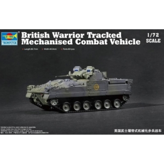 Trumpeter 07101 British Warrior Tracked Mechanised Combat Vehicle (1:72)