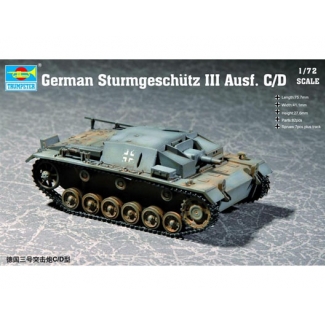 Trumpeter 07257 German Sturmgeschutz III Ausf. C/D (1:72)
