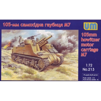 Unimodels 213 105mm howitzer motor carriage M7 (1:72)