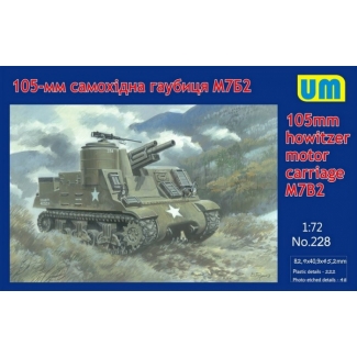 Unimodels 228 105 mm Howitzer Motor Carriage M7B2 (1:72)