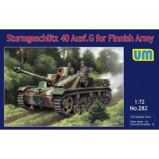 Unimodels 282 Sturmgeschutz 40 Ausf. G for Finnish Army (1:72)