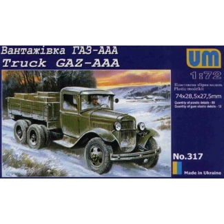 Unimodels 317 Truck GAZ-AAA (1:72)