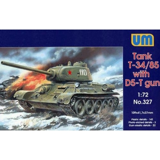 Unimodels 327 Tank T-34/85 model 1944 with gun D5-T (1:72)