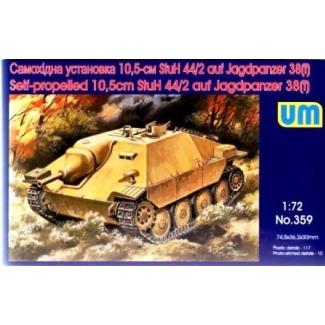 Unimodels 359 Self-propelled 10,5cm StuH 44/2 auf Jagdpanzer 38(t) (1:72)