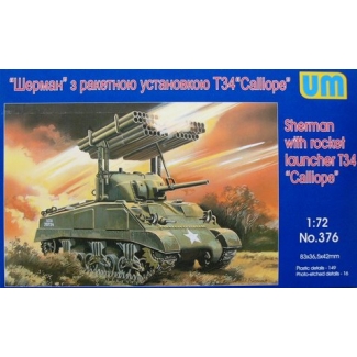 Unimodels 376 Calliope-Rocket launcher Sherman (1:72)