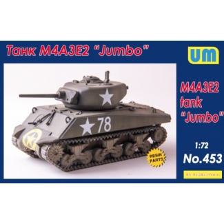 Unimodels 453 M4A3E2 tank "Jumbo" (1:72)