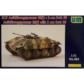 Unimodels 483 Aufklarungspanzer 38(t) w/ 2cm Kwk38 (1:72)