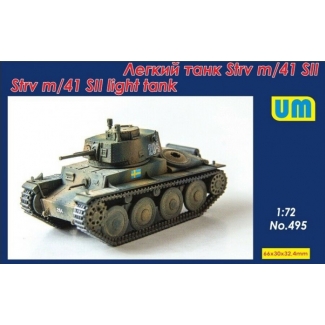 Unimodels 495 Strv m/41 SII Swedish tank (1:72)