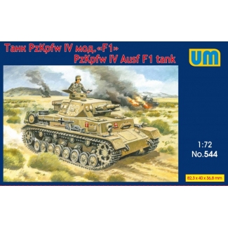 Unimodels 544 Tank Panzer IV Ausf F1 (1:72)