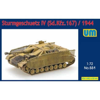 Unimodels 551 Sturmgeschuetz IV (Sd.Kfz.167) /1944 (1:72)