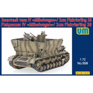 Unimodels 558 Flakpanzer IV Mobelwagen/2cm Flakvierling38 (1:72)