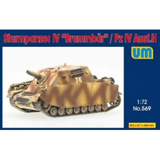 Unimodels 569 Sturmpanzer IV "Brummbar" /Pz Kpfw IV Ausf.H (1:72)