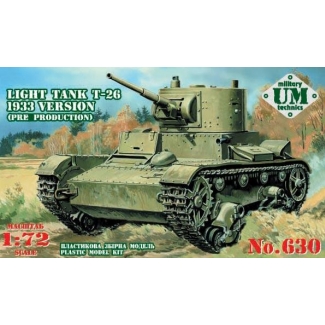 Unimodels 630 Light tank T-26 m1933 (pre-prod) (1:72)