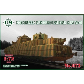 Unimodels 673 Motorized Armored Railcar MBV No 1 (1:72)