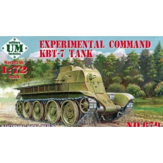 Unimodels 679 Experimental Command KBT-7 Tank (1:72)