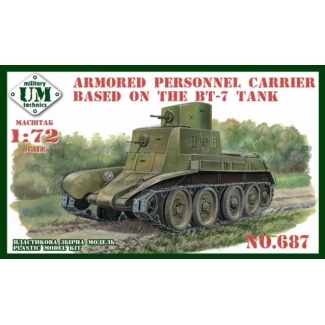 Unimodels 687 Armored Personnel Carrier based on the BT-7 tank (1:72)