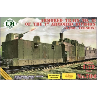 Unimodels 704 Armored Train No. 15 Of The 1st Armored Division (Basic Version) (1:72)