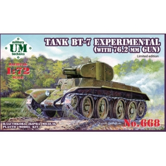 Unimodels 668 Tank BT-7 experimental (with 7.62mm gun) (1:72)