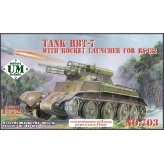 Unimodels 703 Tank RBT-7 With Rocket Launcher For RS-132 (1:72)