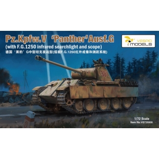 Vespid Models VS720008 Pz.Kpfw. V Panther Ausf.G (with F.G.1250 infrared search light and scope) (1:72)