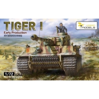 Vespid Models VS720018 Tiger I Early Production（Lucky Tiger special edition）Metal barrel + 3D print muzzle braker (1:72)