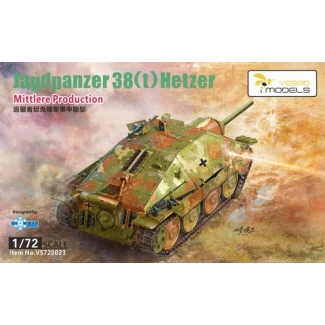 Vespid Models VS720023 Jagdpanzer 38 (t) Hetzer - Mid Production (1:72)