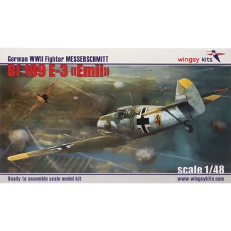 Wingsy Kits D508 German WWII Fighter Messerschmitt Bf 109 E-3 (1:48)
