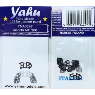 Yahu Models YMA3287 Macchi MC.200: Tablica przyrządów (1:32)