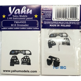 Yahu Models YMA4935 M18 Dromader: Tablica przyrządów (1:48)