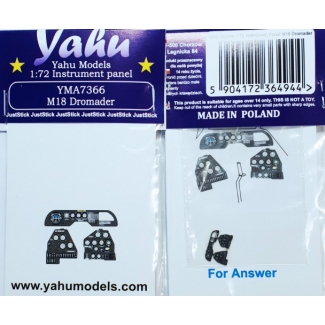 Yahu Models YMA7366 Dromader: Tablica przyrządów (1:72)
