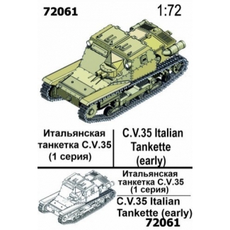 Zebrano 72061 C.V.35 Italian Tankette (1:72)