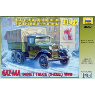 Zvezda 3547 GAZ AAA Soviet Truck WWII (1:35)