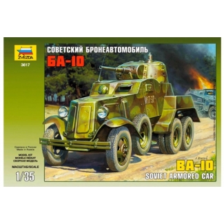 Zvezda 3617 Soviet Armored Car BA-10 (1:35)