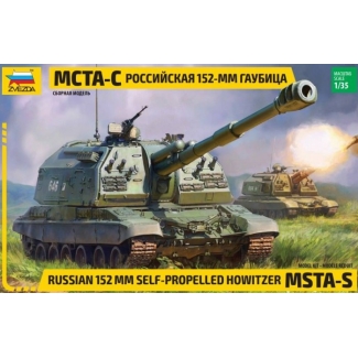 Zvezda 3630 MSTA-S is a Soviet/Russian self-propelled 152mm artillery gun" (1:35)