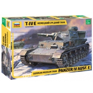 Zvezda 3641 German Medium Tank Panzer IV Ausf.E (1:35)