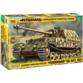 Zvezda 3653 Geman Tank Destroyer Sd.Kfz.184 "Ferdinand" (1:35)