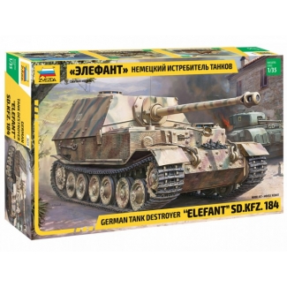 Zvezda 3659 German Tank Destroyer "Elefant" Sd.Kfz 184 (1:35)