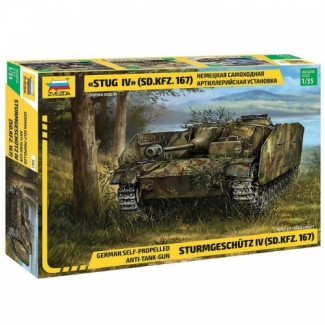 Zvezda 3661 Sturmgeschutz IV (Sd.Kfz.167) German Self-Propelled Anti-Tank-Gun (1:35)