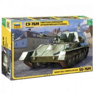 Zvezda 3662 Soviet Self-Propelled Gun SU-76M (1:35)