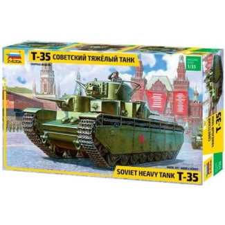 Zvezda 3667 Soviet Heavy Tank T-35 (1:35)