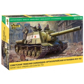 Zvezda 3721 Soviet ISU-152 Self-Propelled Gun (1:35)
