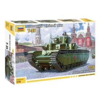 Zvezda 5061 T-35 Soviet Heavy Tank (1:72)