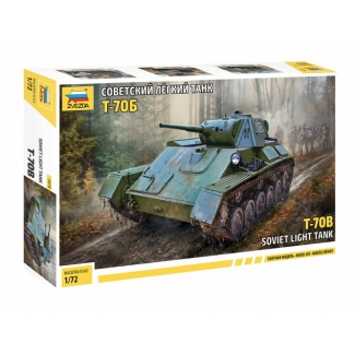 Zvezda 5078 Soviet Light Tank T-70B (1:72)